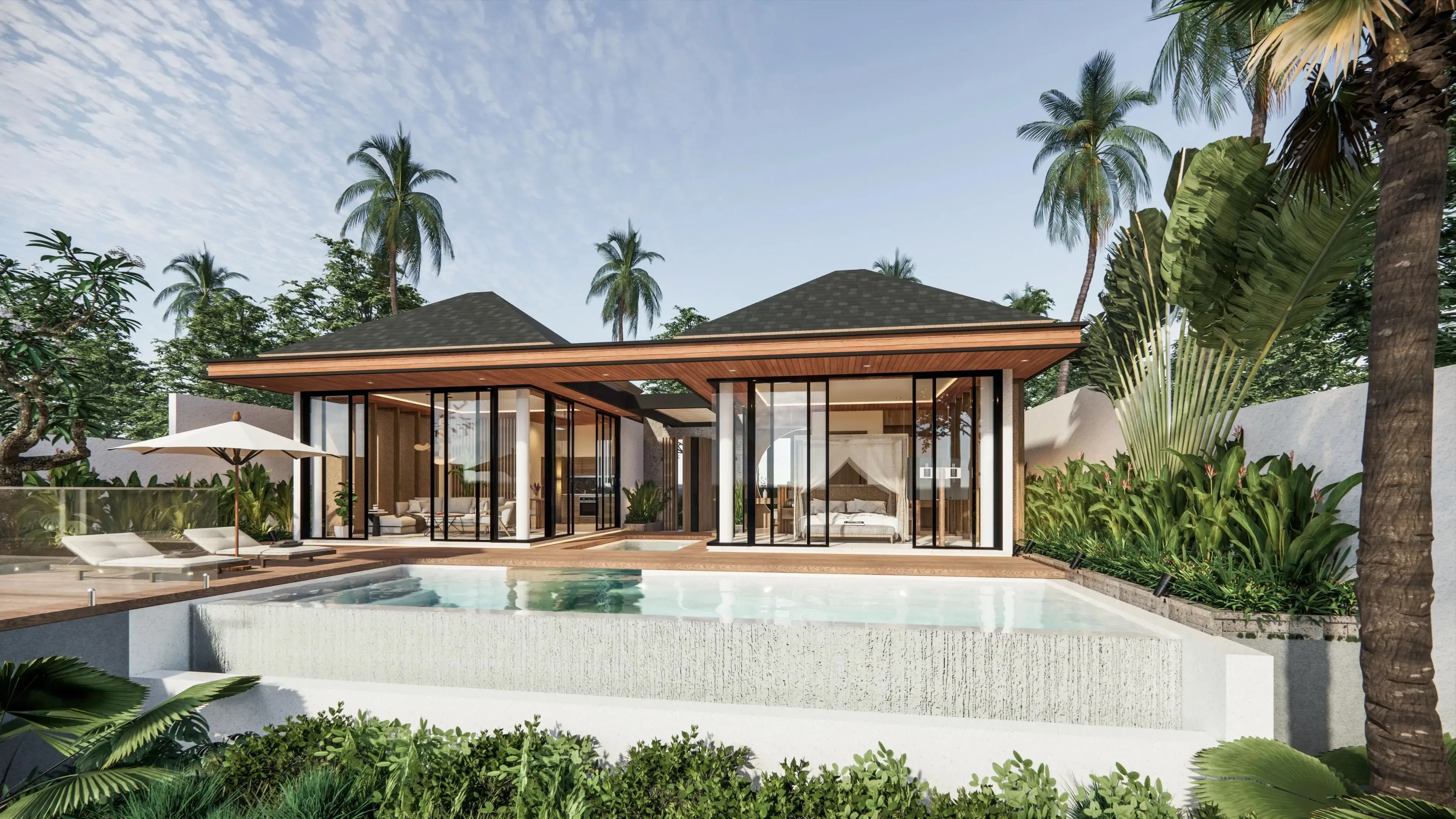 Vue extérieur villa Tanikely